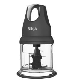 Ninja Food Chopper Express Chop with 200-Watt. 16-Ounce Bowl for Mincing. Chopping. Grinding. Blending and Meal Prep (NJ110GR)